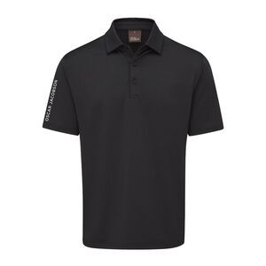 Oscar Jacobson Mens Bullock Polo Shirt / Black